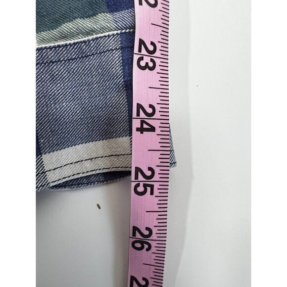 Cabela's Long Sleeve Checkered Button Down Shirt. Blue, Red, Green. Size XL - Picture 7 of 9